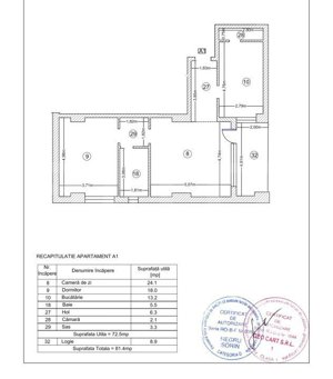 Apartament 1 camera 44.10mp, in ansamblul Perfect Residence, Voluntari - imagine 19