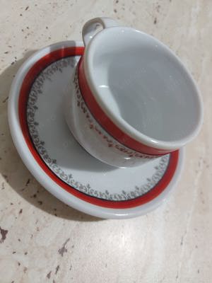 Set ceasca cafea medie + farfurie NOI