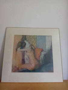 Tablou EDGARD DEGAS After the bath Woman drying her Neck