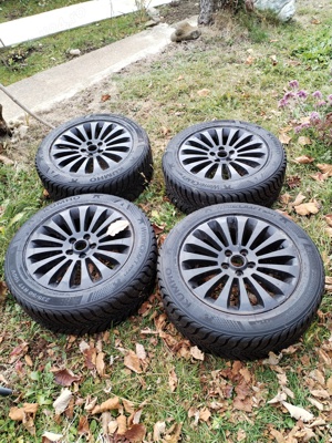 Se vinde,set jante+ cauciucuri noi 235-50-R17 - imagine 2