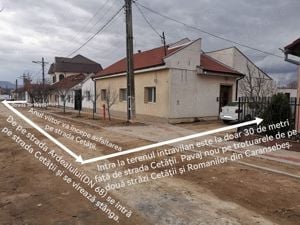 OPORTUNITATE TEREN INTRAVILAN 6457 m2 - CARANSEBEȘ, zonă centrală, construcție case de tip duplex