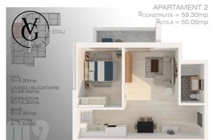 Apartament 2 camere- Hanul cu Peste - imagine 9