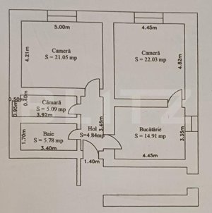 Apartament 2 camere, 75.91 mp, Turda - imagine 10