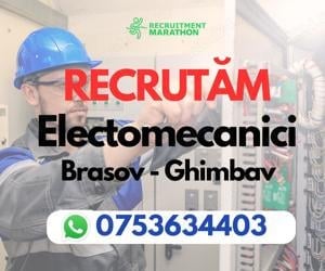   Recrutăm Electromecanici în Brasov - Ghimbav