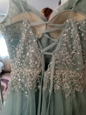 Rochiță lunga cu paiete - imagine 4