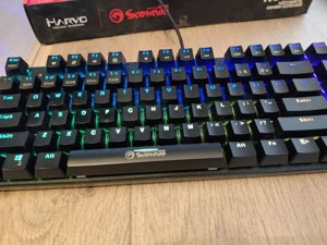 Tastatura Gaming Mecanica Marvo KG914G TKL Red Switch