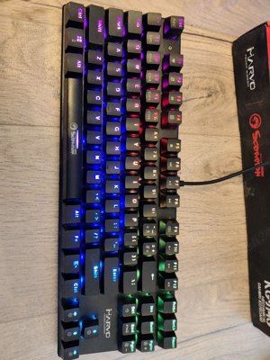 Tastatura Gaming Mecanica Marvo KG914G TKL Red Switch - imagine 2