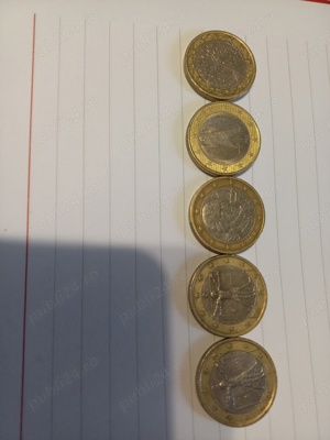 Monede 1 EURO din 2002,Omul VITRUVIAN,Italia,RARITATI,Leonardo da Vinci,vezi foto anexate  - imagine 2