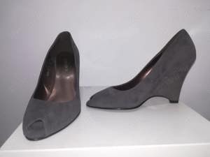 Pantofi dama, piele intoarsa, talpa ortopedica