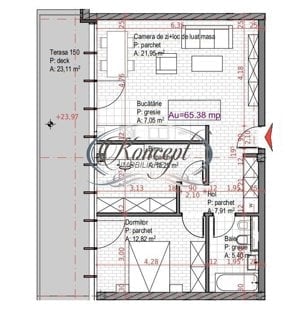 Penthouse pe strada Soporului  - imagine 2