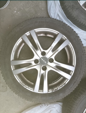 Set jenti MAK Model Zenith 4*100 R16 cu anvelope de iarna dot 4017  - imagine 3