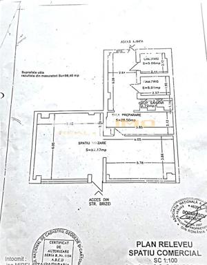 Spatiu Comercial din Constructie, SU 100mp. Complex Poarta 6 - imagine 2