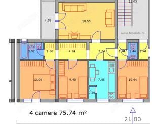 PROPRIETAR. Vând apartament 4 camere. Domenii - Stalpeanu