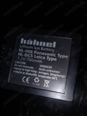 Hähnel Battery Panasonic HL-006   CGA-S006