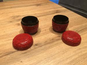 Vand boluri asiatice din cinnabru rosu - imagine 3