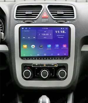 Navigatie 9inch VW SKODA SEAT, 2GB RAM 32GB Memorie Carplay și Android Auto cameră marșarier 