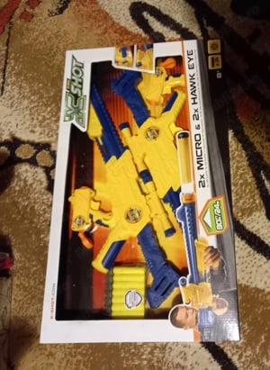 Pistol Jucarie X-Shot 4 bucati in Pachet , 24 Gloante moi