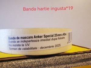 Banda mascare de hartie, calitate superioara Anker pt interior și exterior  - imagine 2