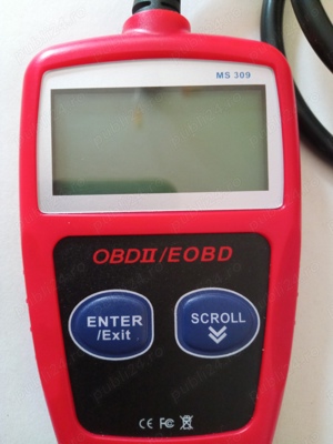 Scaner auto portabil OBDII  - imagine 2