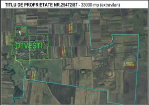 Vand teren extravilan agrigol in comuna Otvesti 3,3 Ha