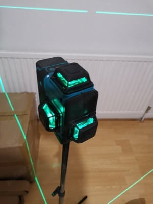 Nivela laser verde 16 linii 4 D, 360 Autonivekare