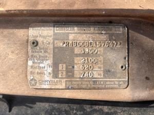 Crysler avanger old timer - imagine 3