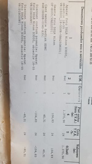 Se vinde aparat foto DSLR Nikon D3000, stare excelentă +cadou trepied. - imagine 5