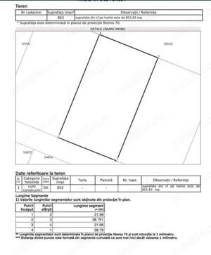 Teren Intravilan 852 mp Intrare BOD dinspre Sanpetru 35 euro mp - imagine 3