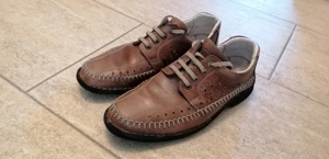 Pantofi piele perforata GITANOS marimea 40