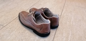 Pantofi piele perforata GITANOS marimea 40 - imagine 2