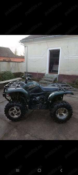 Vând Atv Yamaha Gryzli 660 an 2008  - imagine 3