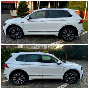 VW Tiguan R Line 2.0 TDI 190 C.P 4x4 Bord Virtual Panoramic Piele Unic Proprietar - imagine 5