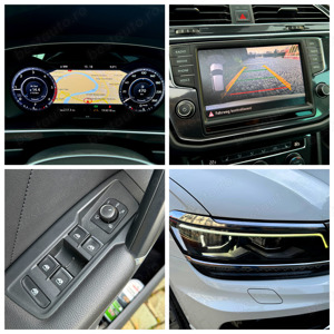 VW Tiguan R Line 2.0 TDI 190 C.P 4x4 Bord Virtual Panoramic Piele Unic Proprietar - imagine 8