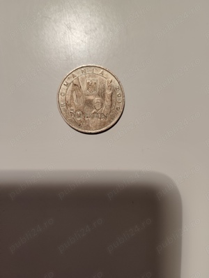 Moneda 50 bani 1989. - imagine 2