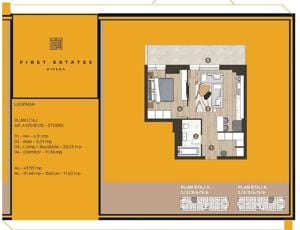 Ocazie - COM 0% - Apartament 2 camere INCALZIRE GRATUITA Pipera Plaza - imagine 2