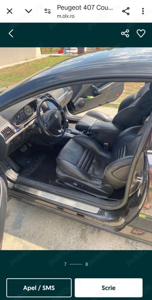 Peugeot 407,2.0hdi coupe full option - imagine 4