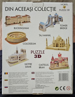 Puzzle-uri 3D - Colecție completă de 7 puzzle-uri de la Noriel - imagine 5