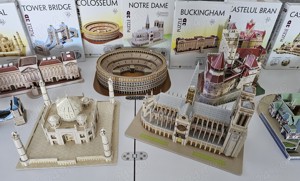 Puzzle-uri 3D - Colecție completă de 7 puzzle-uri de la Noriel - imagine 2