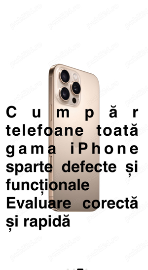 cumpar telefoane  gama iphone 
