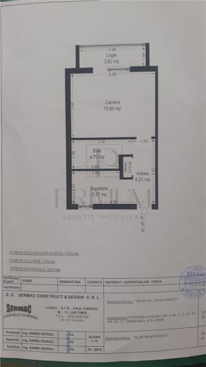 Apartament 1 Camera - Etaj 4 - Centrala Proprie - Zona Dorobantilor - imagine 9