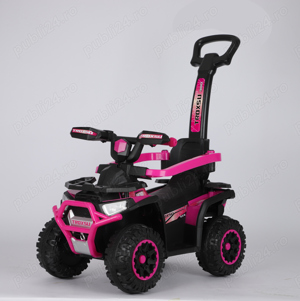 ATV electric cu maner pt. copii 3 in 1, Kinderauto Warrior 30W 6V