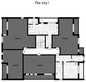 GIROC - Apartamente pe 2 nivele - Bloc nou - Loc de parcare inclus - imagine 4