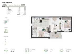 De vanzare apartament cu 3 camere si 2 bai, zona de Nord - Comision 0% - imagine 20