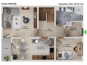 Casa tip duplex - Sanpetru - imagine 10