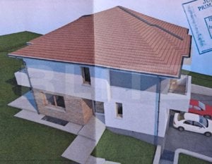 Casa tip duplex, zona Feleac, 170mp utili, 575mp teren, la rosu