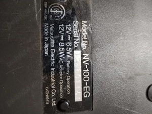 VCR Panasonic portabil NV-100-ng - imagine 5