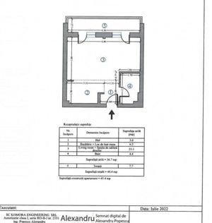 COMISION 0 - Apartament 2 camere  parcare - H Lake Pipera - Rond OMV - imagine 2