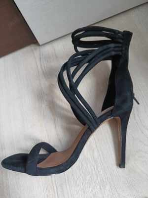  Pantofi cu toc Steve Madden Women's Santi Dress Sandal  Size 39 Piele intoarsa - imagine 4
