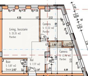 Apartament cu 3 camere, etaj intermediar, constructie finalizata cu CF - imagine 6