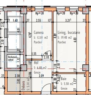 Apartament cu 2 camere, etaj intermediar, constructie finalizata cu CF - imagine 5